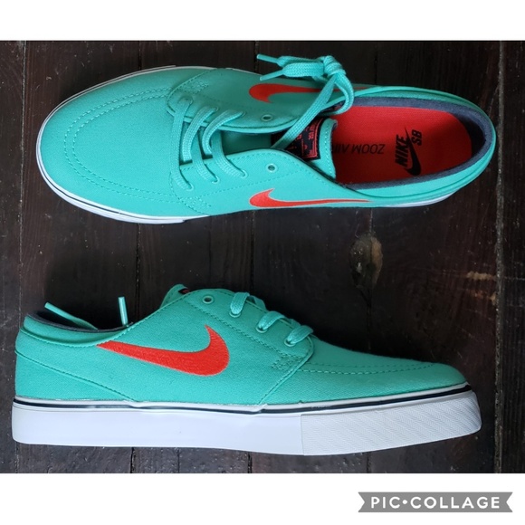 teal and orange nike shoes
